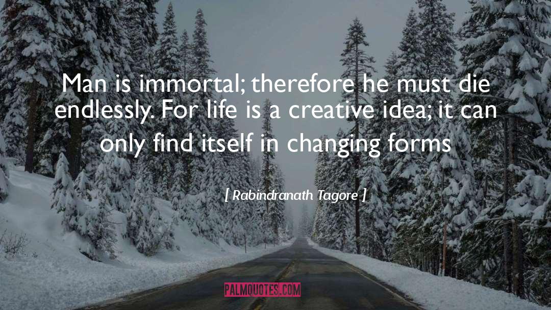Creative Ideas quotes by Rabindranath Tagore
