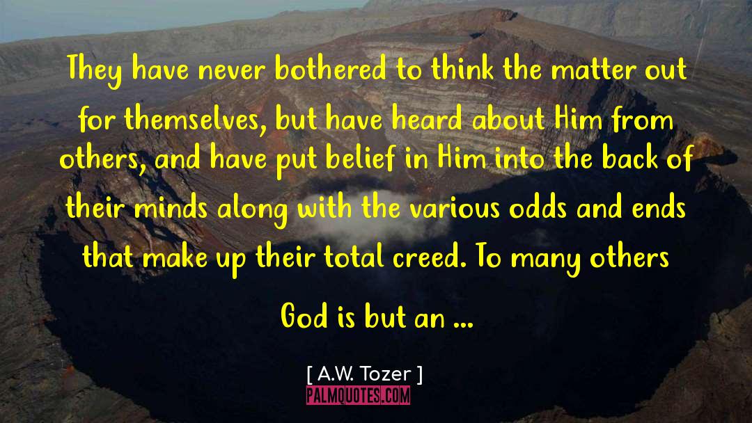 Creative Impulse quotes by A.W. Tozer
