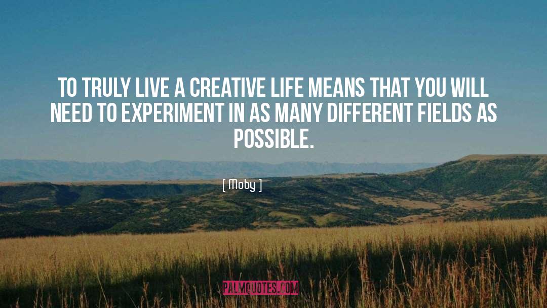 Creative Life quotes by Moby