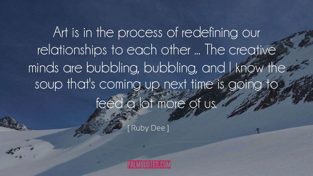 Creative Minds quotes by Ruby Dee