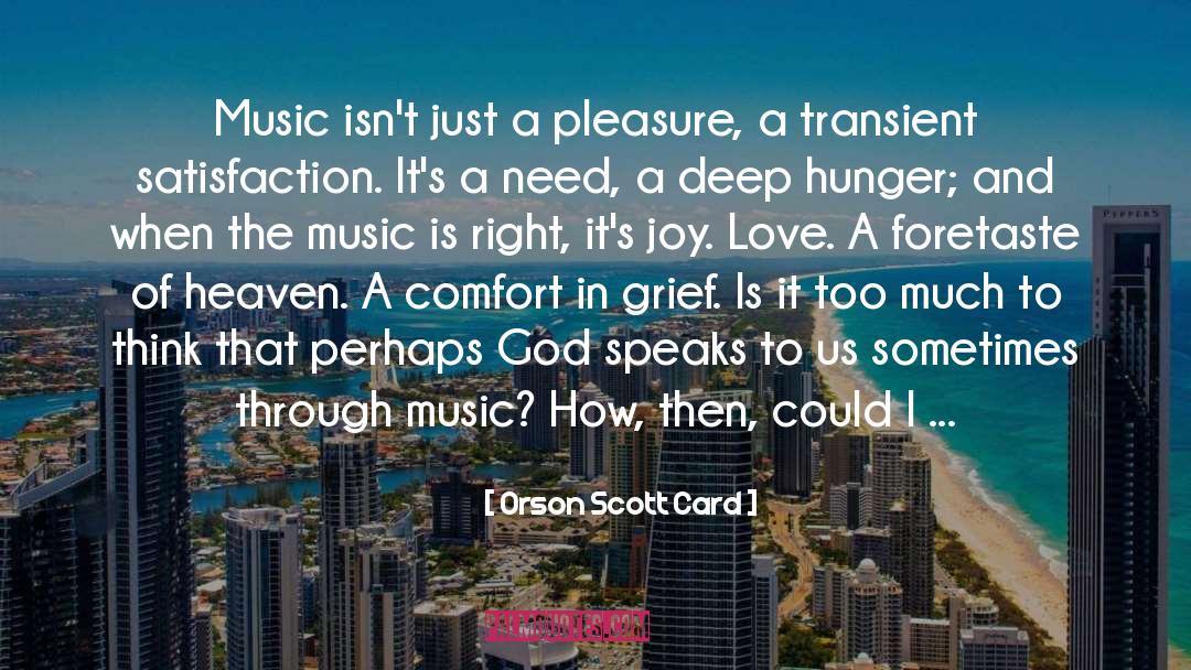Creative Music quotes by Orson Scott Card