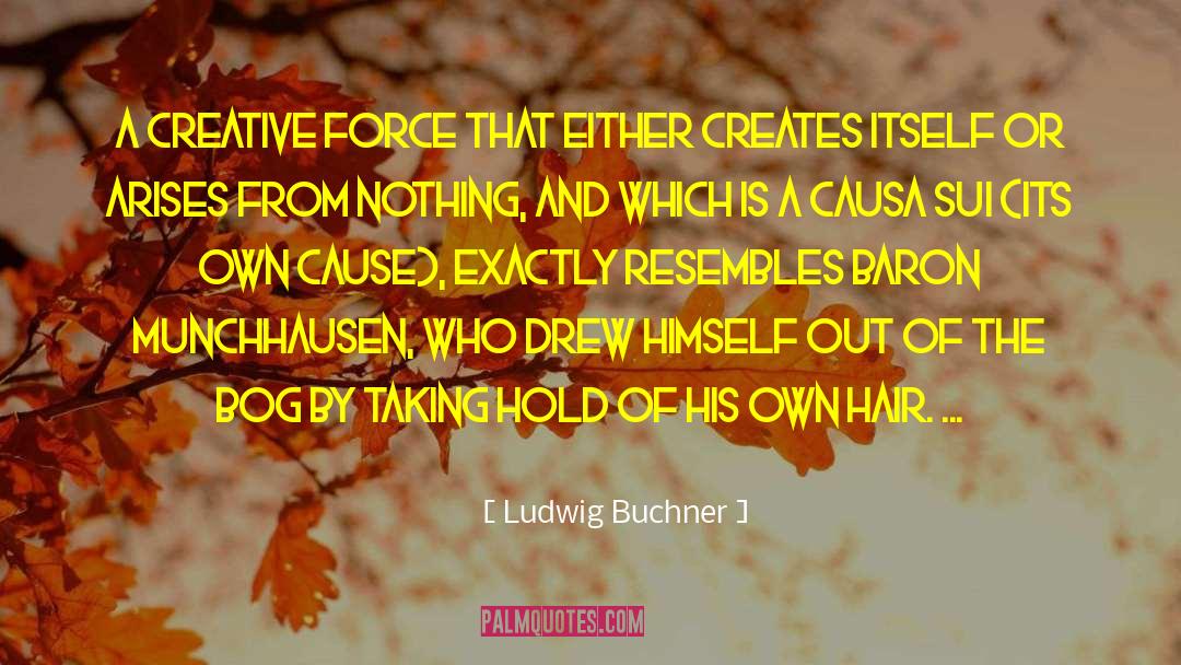 Creative Outlets quotes by Ludwig Buchner