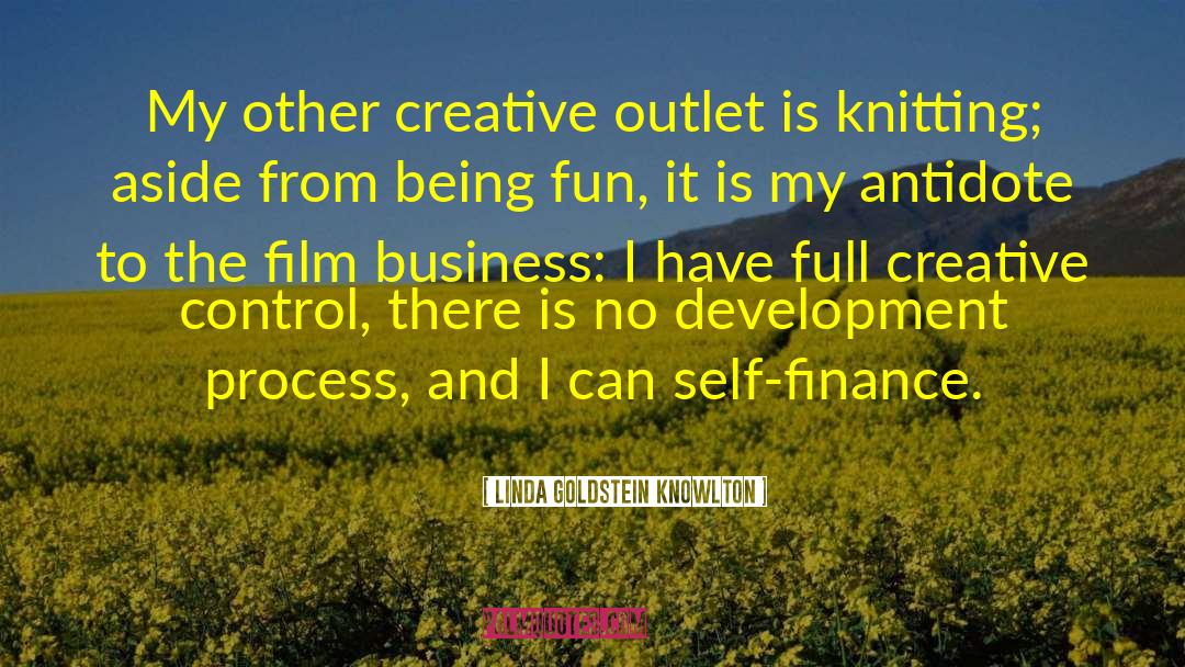 Creative Outlets quotes by Linda Goldstein Knowlton