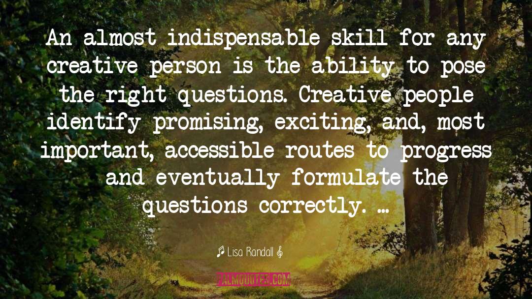 Creative People quotes by Lisa Randall