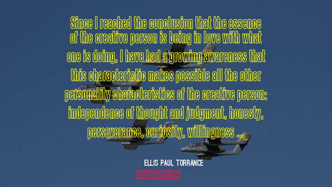 Creative Person quotes by Ellis Paul Torrance