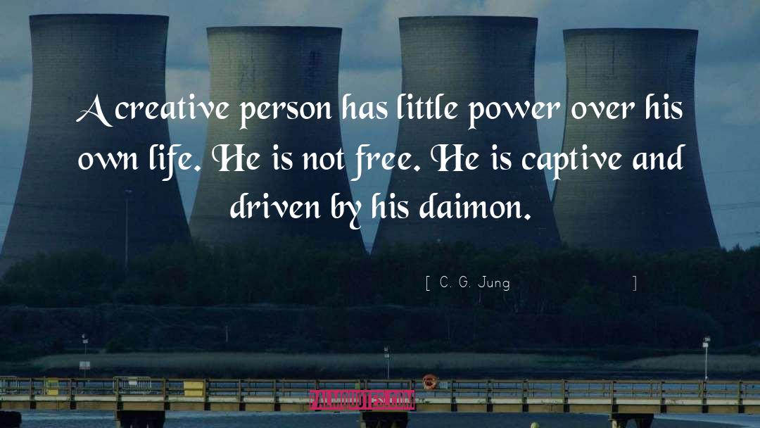 Creative Person quotes by C. G. Jung