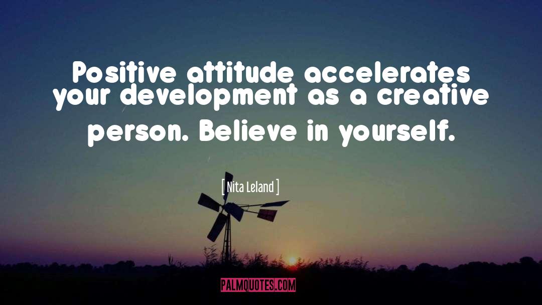 Creative Person quotes by Nita Leland