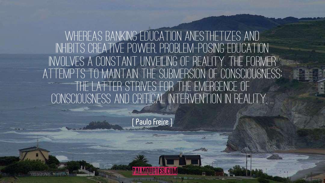 Creative Power quotes by Paulo Freire