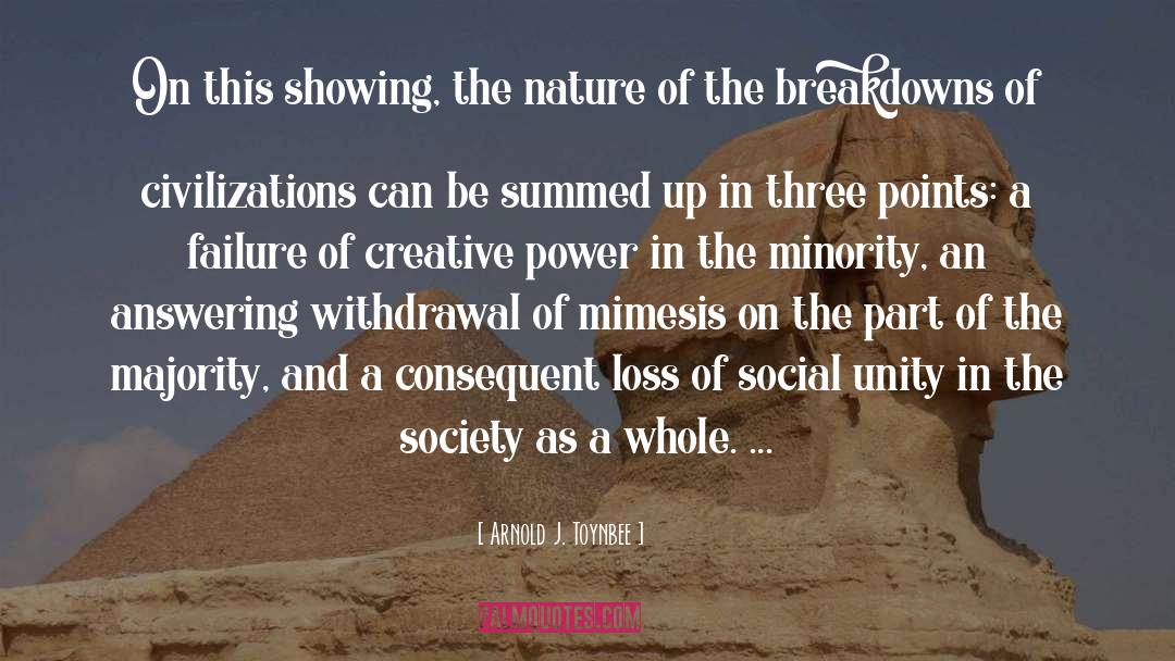 Creative Power quotes by Arnold J. Toynbee