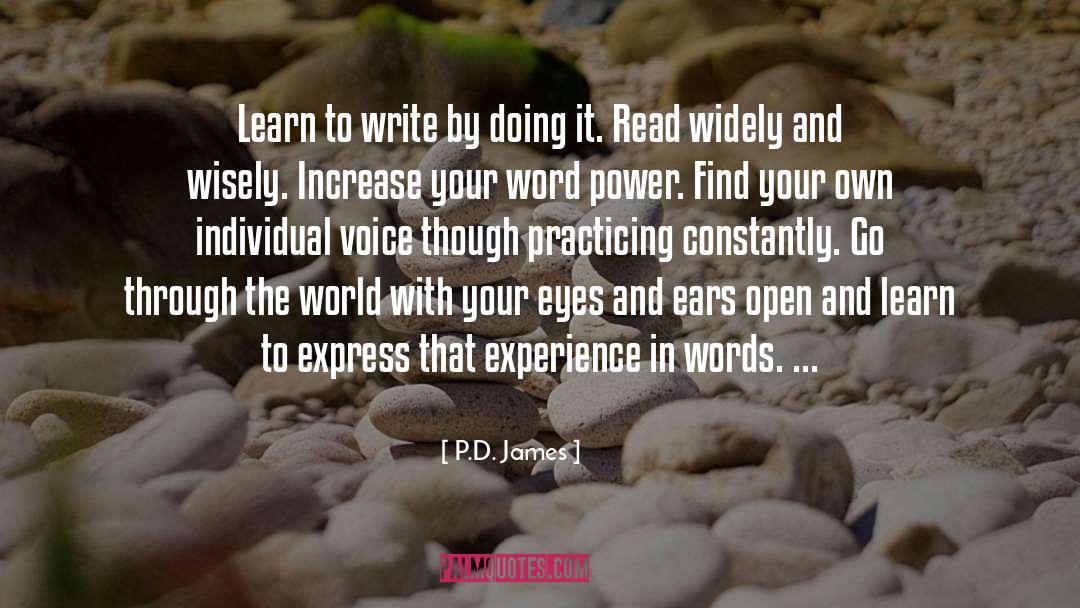 Creative quotes by P.D. James