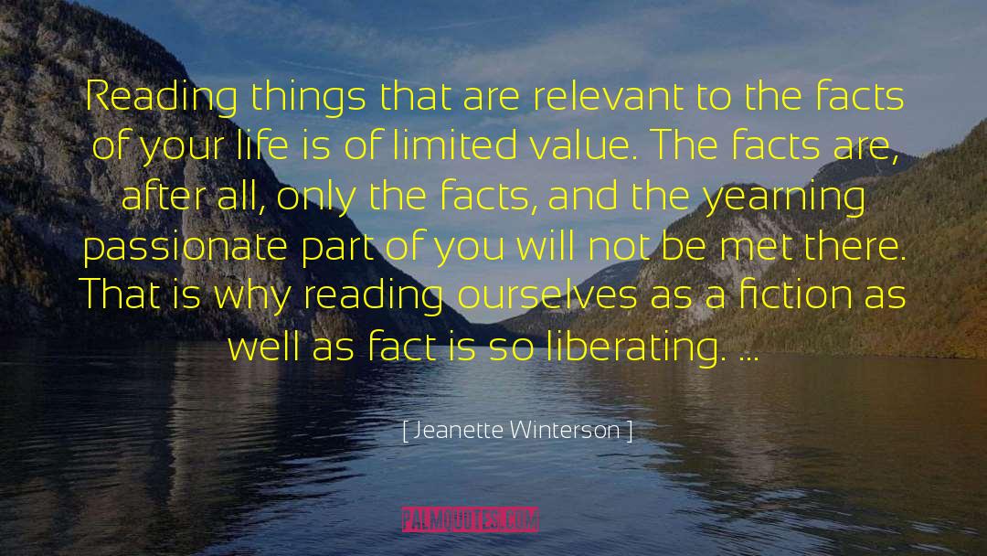 Creative Reading quotes by Jeanette Winterson