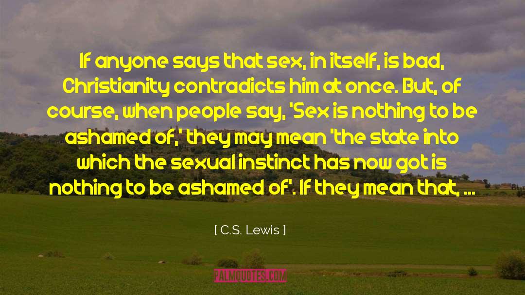 Creative Sex quotes by C.S. Lewis