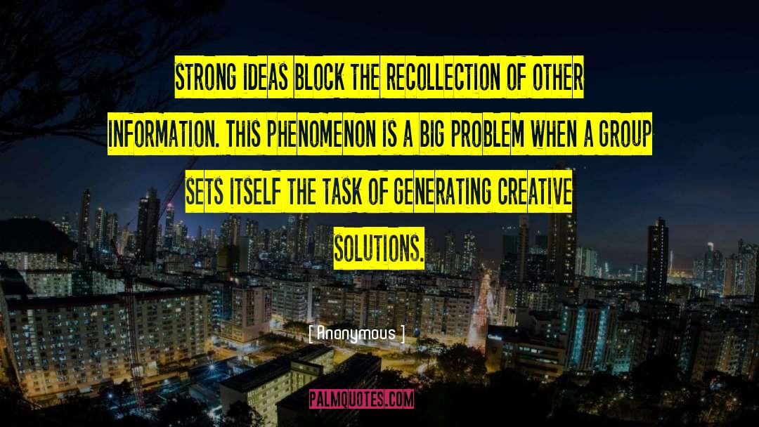 Creative Solutions quotes by Anonymous