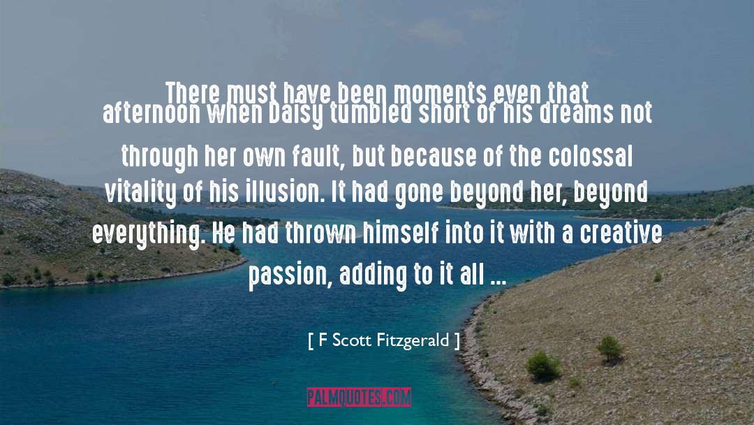 Creative Solutions quotes by F Scott Fitzgerald