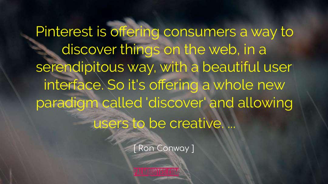 Creative Spark quotes by Ron Conway