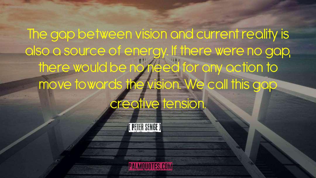 Creative Tension quotes by Peter Senge