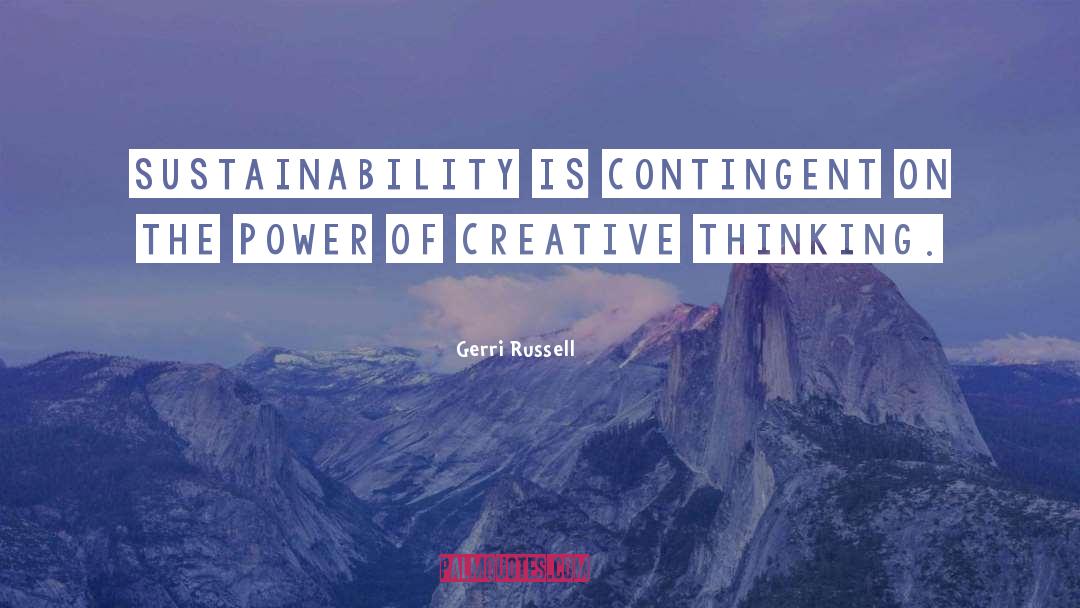 Creative Thinking quotes by Gerri Russell