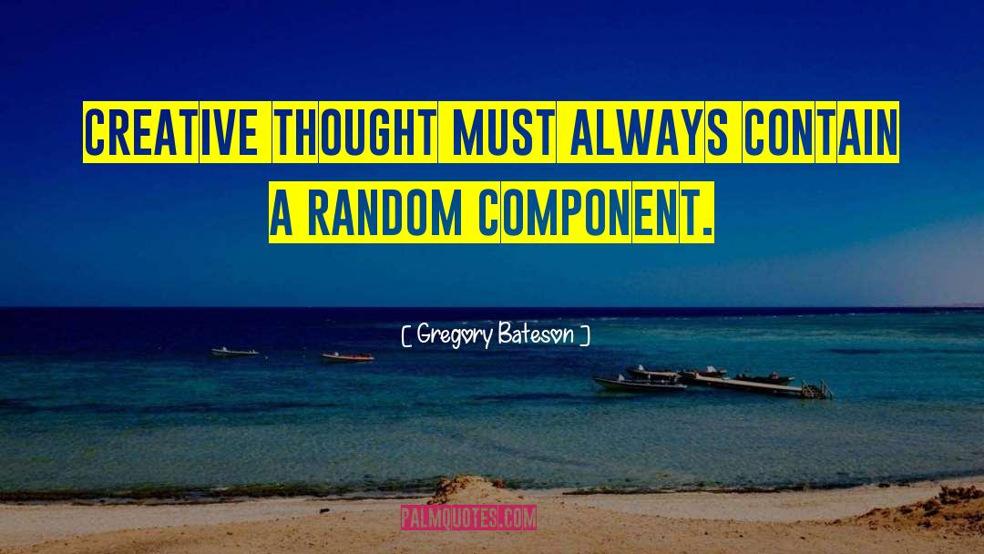 Creative Thought quotes by Gregory Bateson