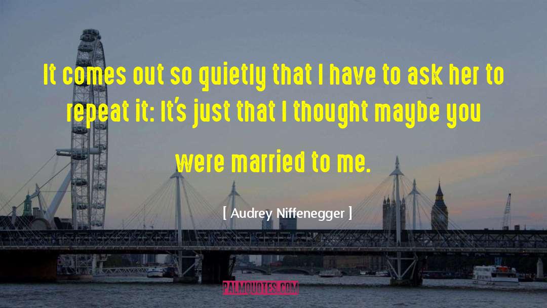 Creative Thought quotes by Audrey Niffenegger