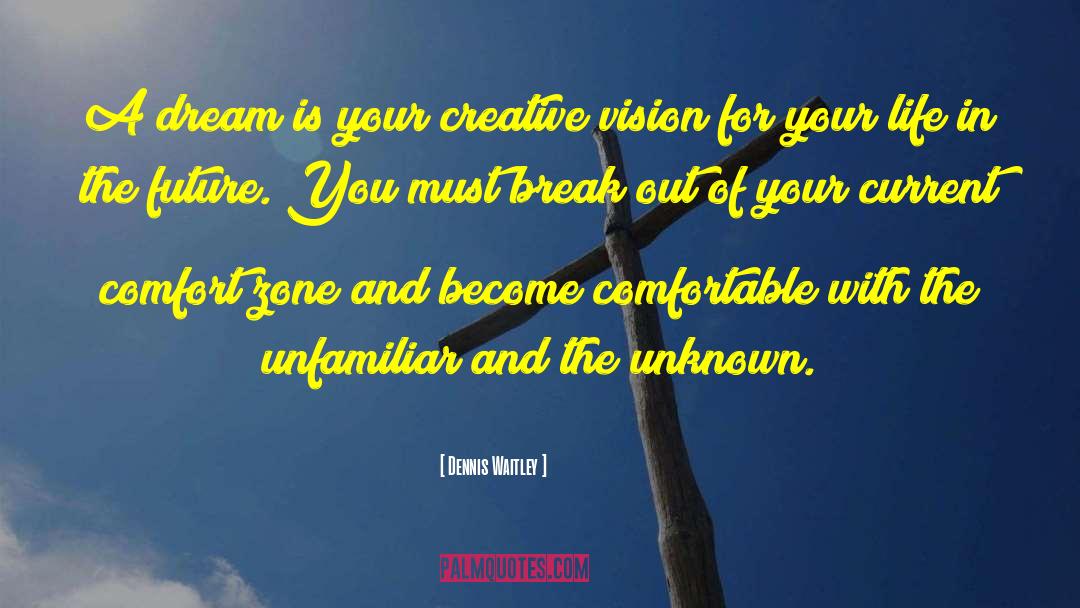 Creative Vision quotes by Dennis Waitley