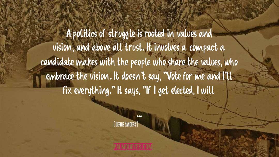 Creative Vision quotes by Bernie Sanders