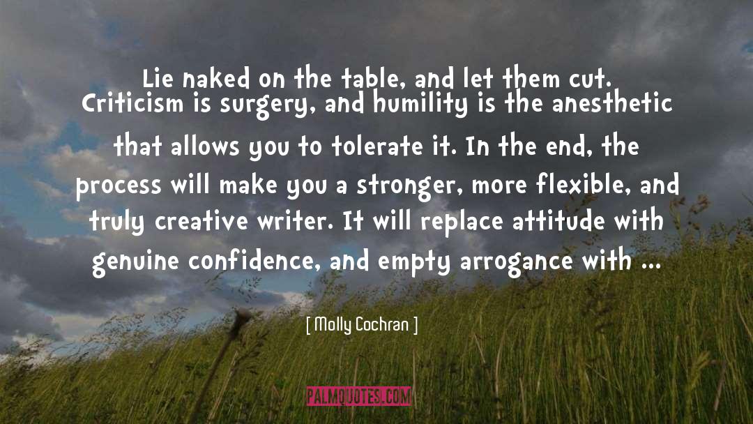Creative Writer quotes by Molly Cochran