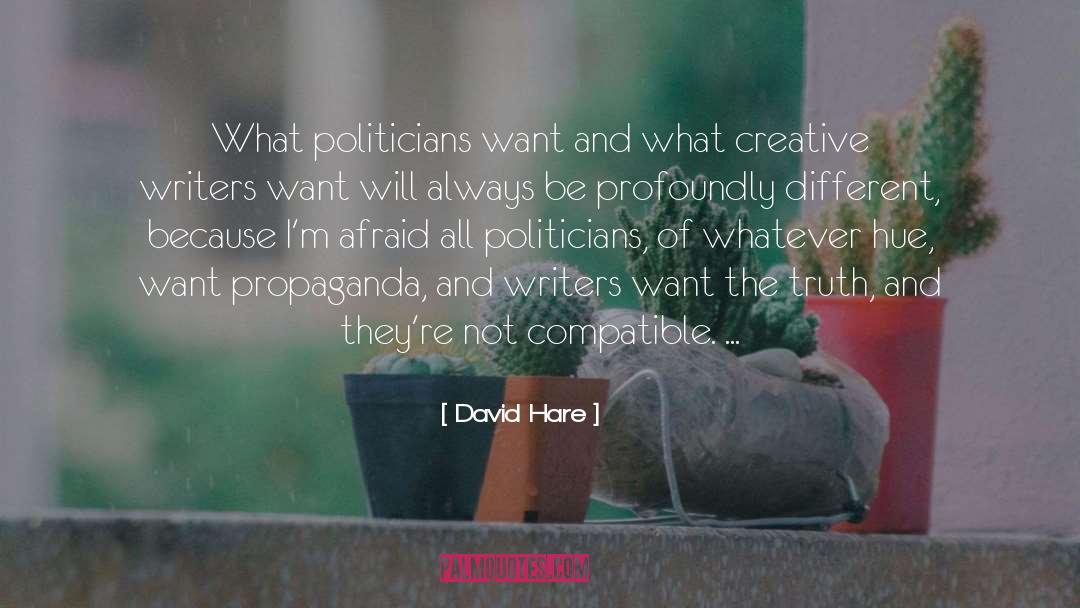 Creative Writers quotes by David Hare