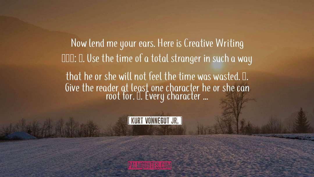 Creative Writing quotes by Kurt Vonnegut Jr.