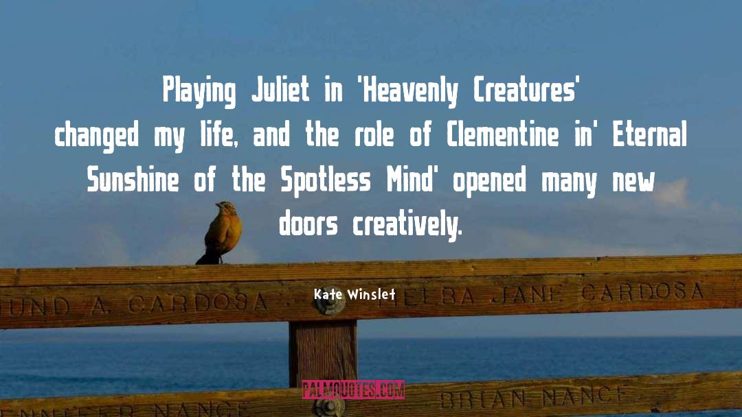Creatively quotes by Kate Winslet