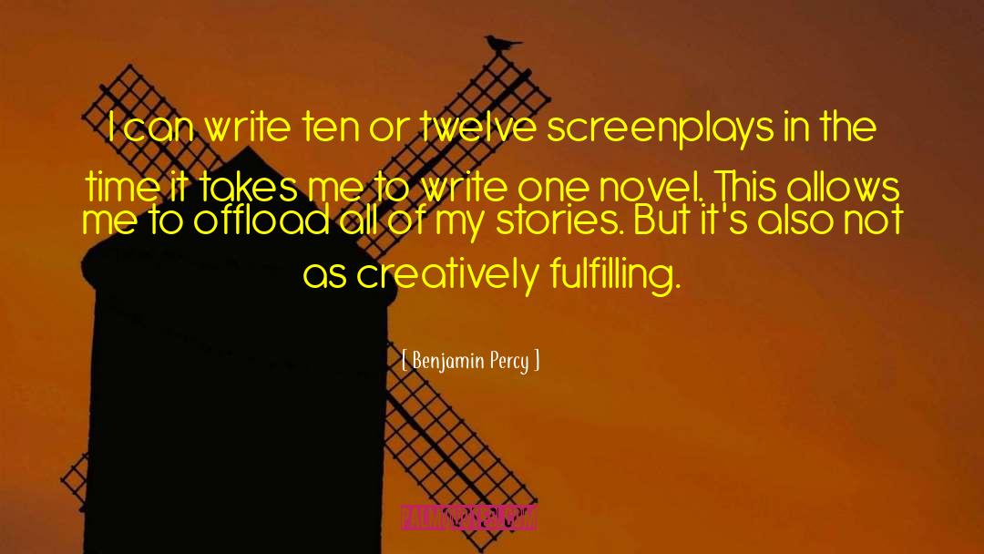 Creatively quotes by Benjamin Percy