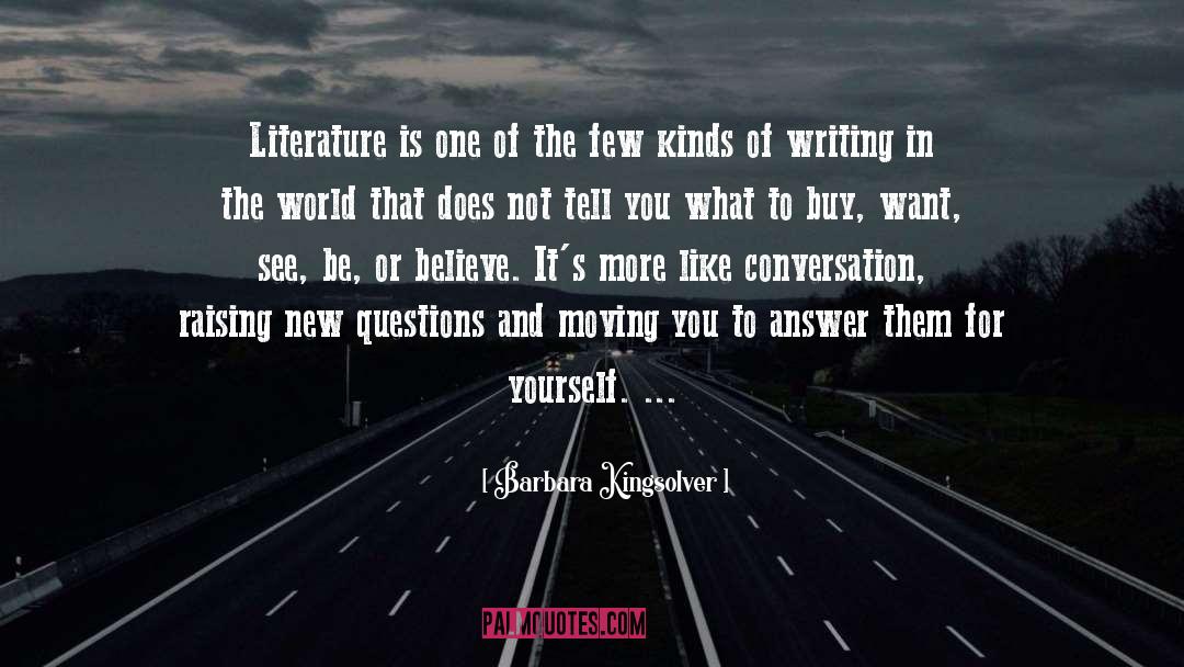 Creativity And Writing quotes by Barbara Kingsolver