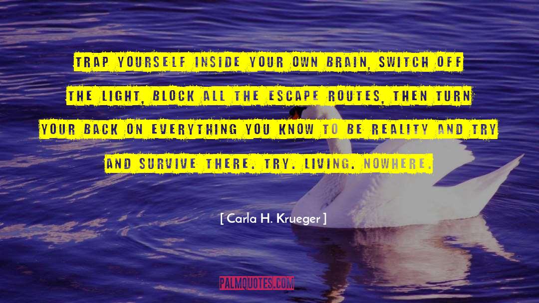 Creativity Author Living Freedom quotes by Carla H. Krueger