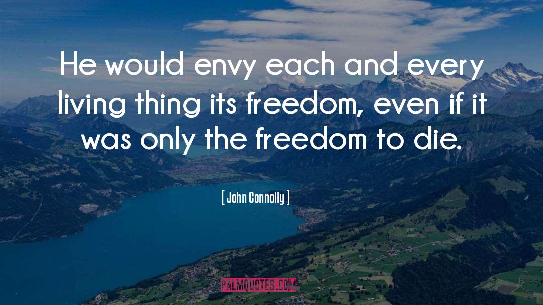 Creativity Author Living Freedom quotes by John Connolly