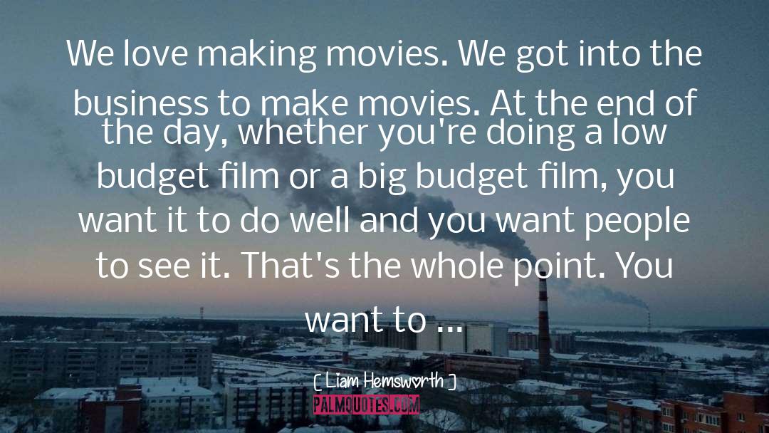 Creativity In Business quotes by Liam Hemsworth