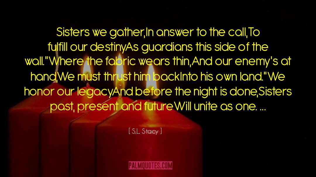Creator Of Victors Of Our Future quotes by S.L. Stacy