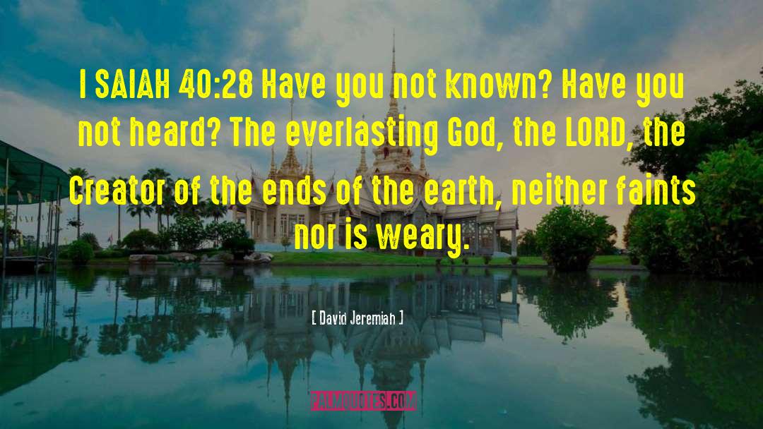 Creator Tortoise quotes by David Jeremiah