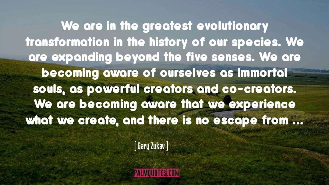 Creators quotes by Gary Zukav