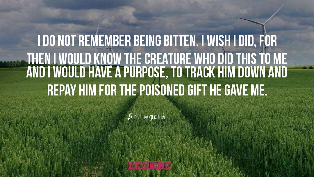 Creature quotes by K.J. Wignall