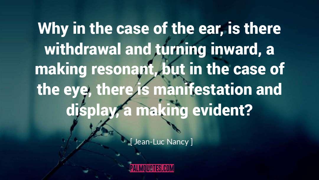 Creazzo Case quotes by Jean-Luc Nancy