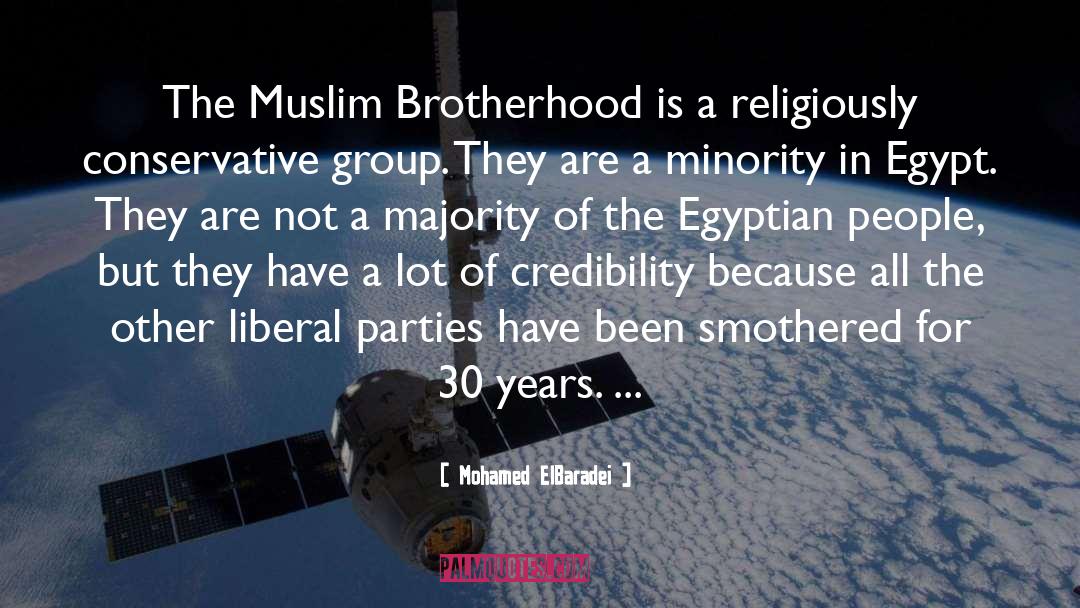 Credibility quotes by Mohamed ElBaradei