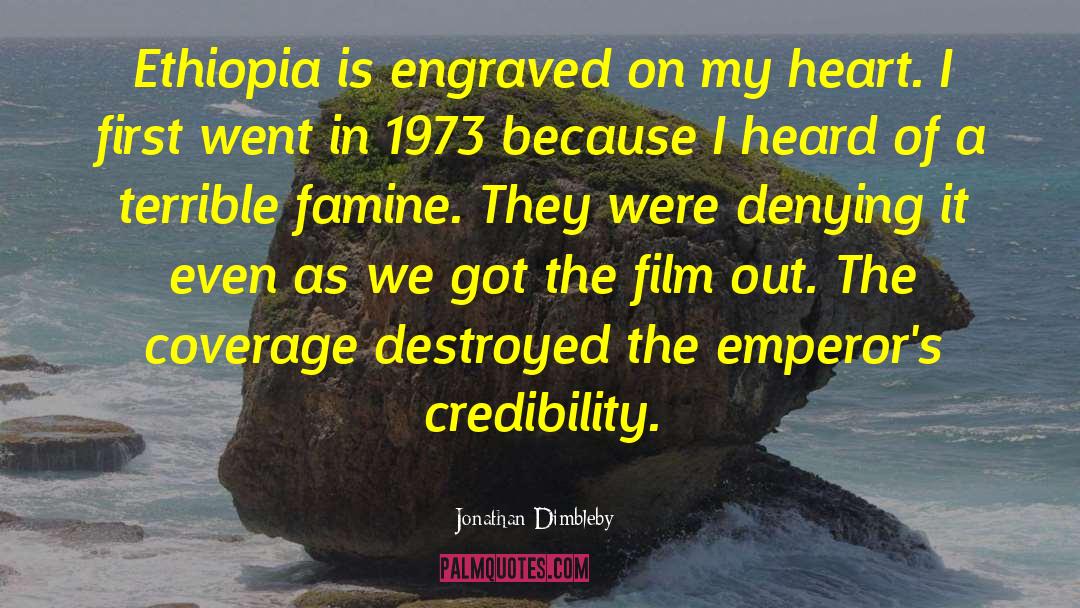 Credibility quotes by Jonathan Dimbleby