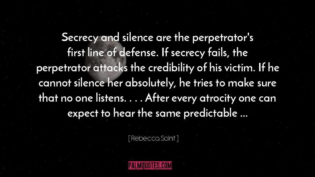 Credibility quotes by Rebecca Solnit