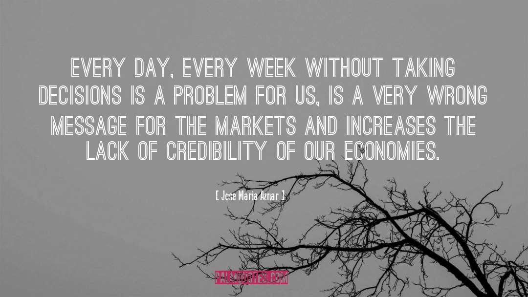 Credibility quotes by Jose Maria Aznar