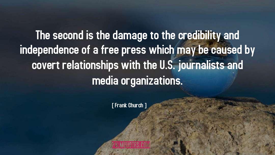 Credibility quotes by Frank Church