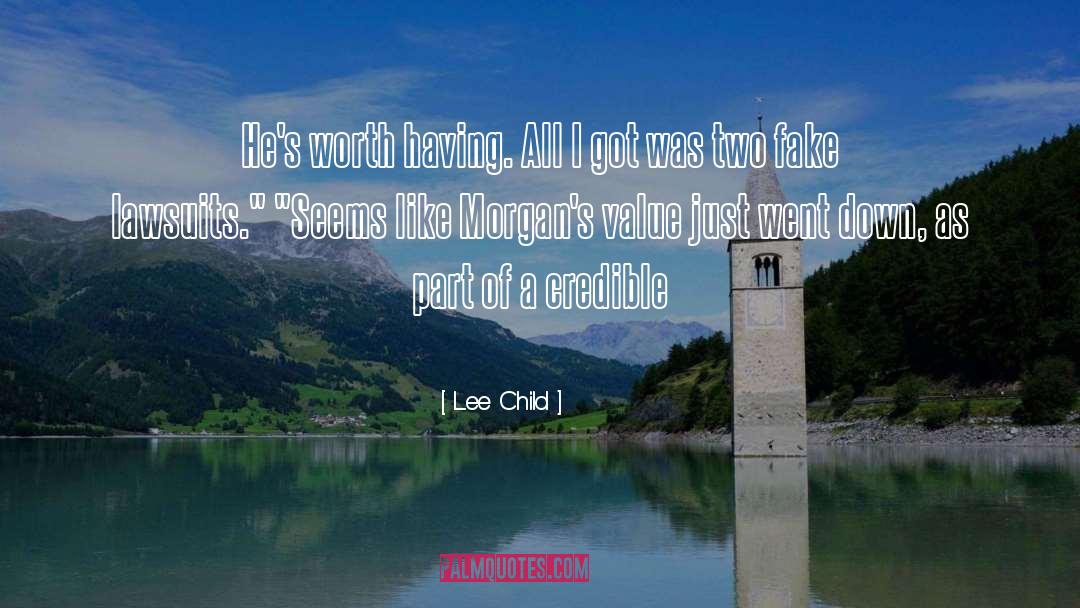 Credible quotes by Lee Child