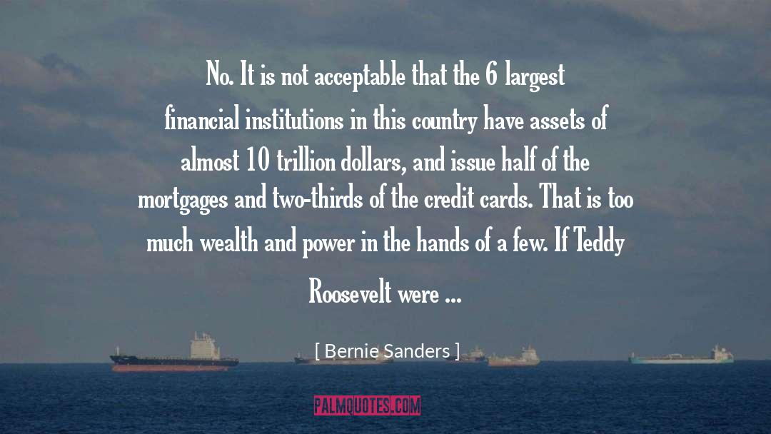 Credit Cards quotes by Bernie Sanders