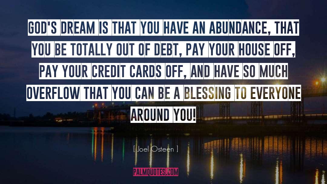 Credit Cards quotes by Joel Osteen