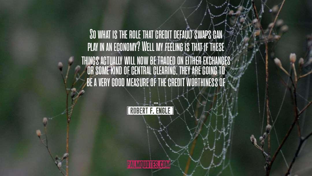 Credit Default Swap quotes by Robert F. Engle