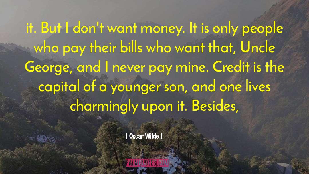 Credit Default Swap quotes by Oscar Wilde