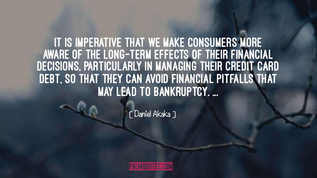 Credit Default Swap quotes by Daniel Akaka